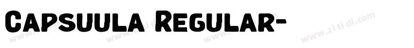 Capsuula Regular字体转换